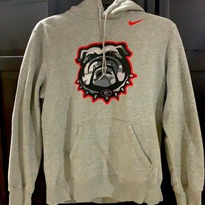 Nike hoodie size Large.  Georgia Bulldogs.